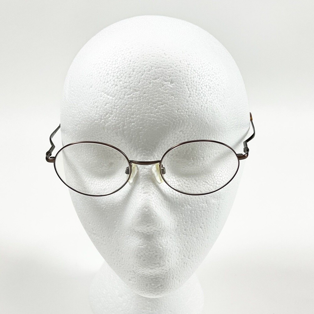 BLUE MOON BM85 Eyeglasses Frame Full Rim Oval 51-19-140 Metal Matte Brown Unisex